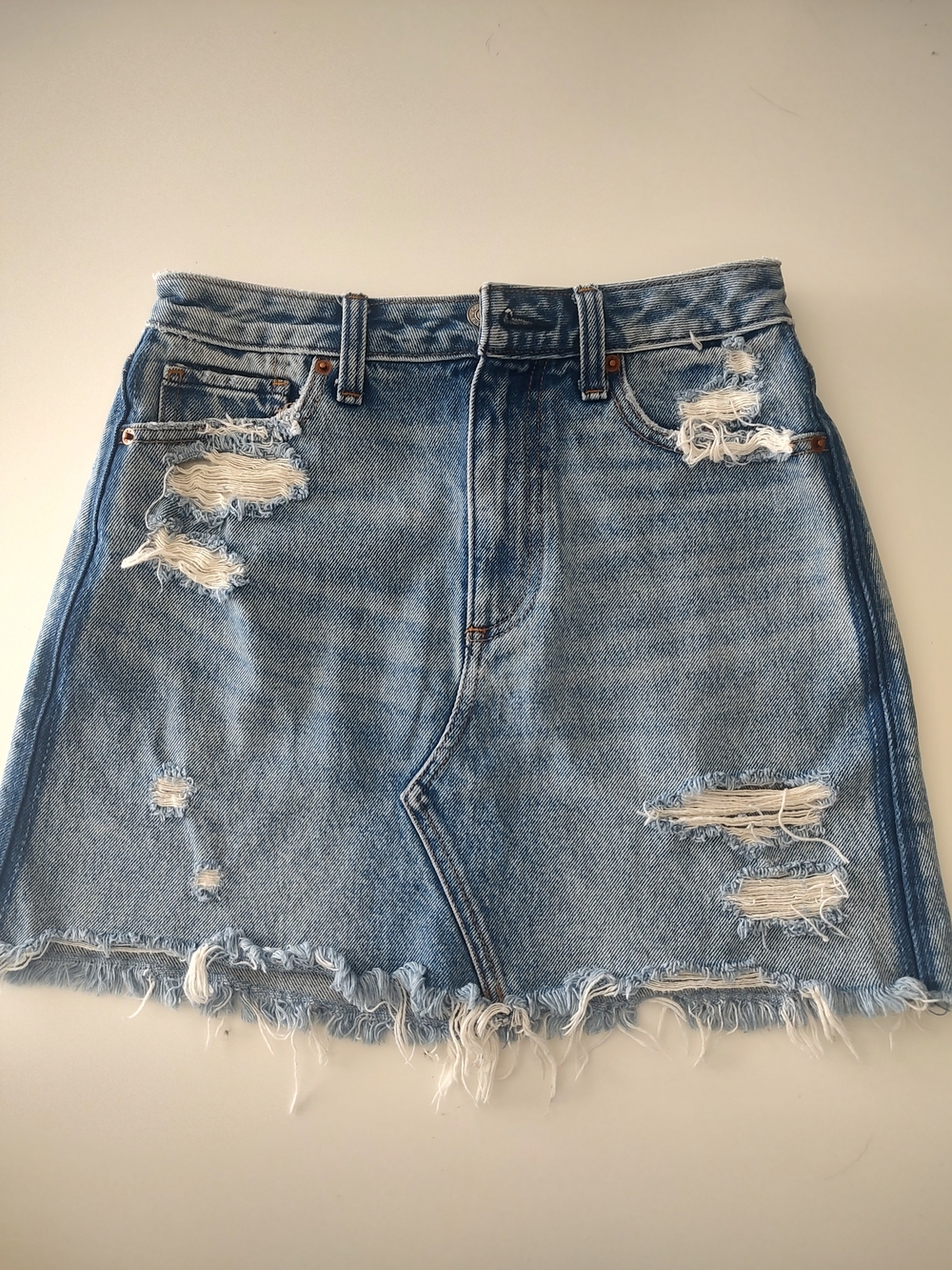 Abercrombie & Fitch Vintage Denim A-Line Skirt Size 26